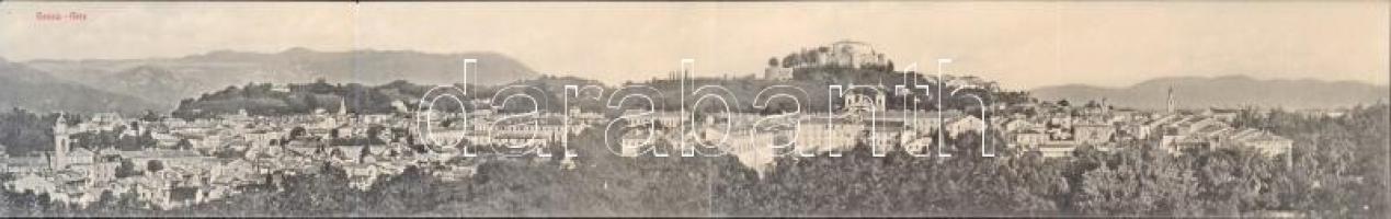 Gorizia, Görz; 4-tiled panoramacard. H. Wehrle 1913