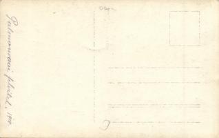 1918 Palmanova, WWI destroyed building ruins, photo