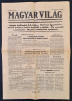 1956 november 3.  2 db újság a forradalom híreivel: Magyar Ifjúság, Magyar Világ