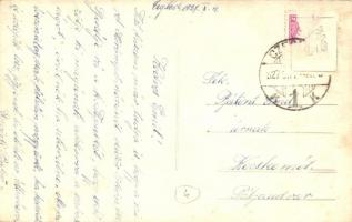 1927 Jászkarajenő, Rákóczi tér, vasúti megálló, kisvasút, photo (EK)