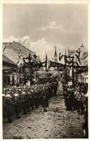 1938 Losonc, Lucenec; bevonulás / entry of the Hungarian troops
