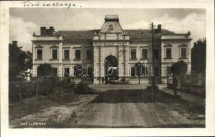 Losonc, Lucenec; Delostrelecka Kasarna / tüzérségi kaszárnya / artillery barracks. 1938 Losonc visszatért So. Stpl