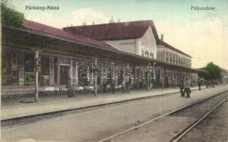 Párkánynána, Párkány-Nána, Stúrovó; Vasútállomás, pályaudvar / railway station