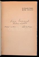 Hegedüs Sándor: Kék Nilus. Bp.,[1937], Singer és Wolfner. Átkötött egészvászon-kötés, az eredeti bor...