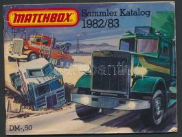 1982 A Matchbox 1982/83-as játékkatalógusa, sok színes képpel