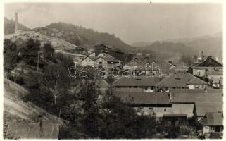 1940 Alsófernezely, Ferneziu; látkép a gyárral / general view with the factory, photo (EK)
