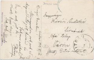 1929 Krizba, Krebsbach, Crizbav; Nagy utca, kerékpár / street view, bicycles, Keresztes photo (EK)