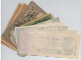 Vegyes 47db-os, nagyrészt cári orosz és weimari német bankjegy tétel benne, valamint NDK 1948. 5M T:...