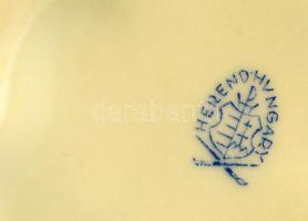 Herendi Viktória mintás porcelán szalvétatartó, kis kopásnyomokkal, jelzett, 8x5,5x4 cm