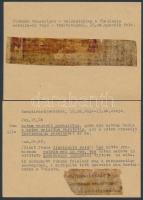 cca 1200-1500 Kézirattöredékek a Szentírásból ill. egy közelebbről azonosítatlan teológiai traktátus...