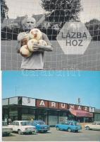 63 db MODERN reklámlap / 63 MODERN advertisement cards