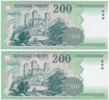 2004. 200Ft (2x) T:I