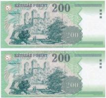 2001. 200Ft (2x) T:I