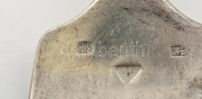 Ezüst(Ag) halvilla, 3 db, jelzett, h: 18 cm, nettó: 138,2 g