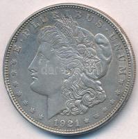 Amerikai Egyesült Államok 1921. 1$ Ag Morgan T:2- ph. USA 1921. 1 Dollar Ag Morgan C:VF edge error