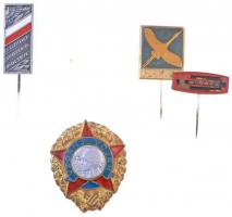 82db-os vegyes jelvény és kitűző tétel, közte "Hellas", "Limanowa", "Mincov...