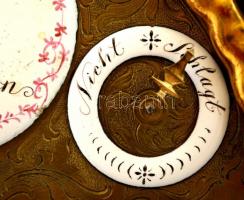 1781 Nagyvárad. Negyedütős barokk asztali óra. Georg Ruppert nagyváradi órás és műszerész jelzett mu...