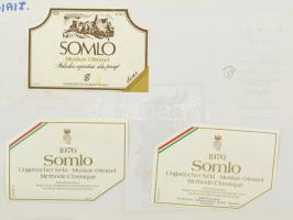 kb 600 darabos, a somlói borvidékről származó borcímke gyűjtemény. szépen rendezetten, lapokra ragas...