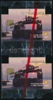 1991 2 db Balaton ferry telefonkártya, bontatlan csomagolásban