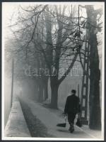 cca 1950 Budapesti fényképek, 4 db jelzés nélküli vintage fotó dr. Leszl Kornél hagyatékából, 18x24 cm