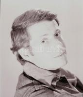 cca 1969 Bálint András színész, 4 db szabadon felhasználható vintage negatív, 7x6 cm