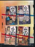 5 db különféle Coca Cola telefonkártya, bontatlan csomagolásban, dísztokban