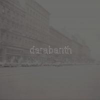 cca 1966 Budapesti városképek, épületfotók, 13 db szabadon felhasználható, vintage negatív, 6x6 cm é...