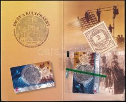 1996 100 év a kultúráért, a postai, távközlési és műsorszóró dolgozók művelődéséért telefonkártya, b...