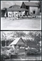 cca 1920 Zsámbék, leánynevelő intézet, Kerny István (1879-1963) hagyatékában fellelt 7 db negatív ma...