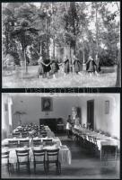 cca 1920 Zsámbék, leánynevelő intézet, Kerny István (1879-1963) hagyatékában fellelt 7 db negatív ma...