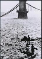 cca 1945 Budapesti hidak a háború után, dr. Kunszt János (1892 -1960) korabeli felvételeiről készült...