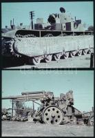 1942 Magyar sebesültszállító vonat személyzete és út közben készült felvételek, Thöresz Dezső 13 db ...