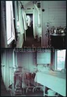 1942 Magyar sebesültszállító vonat személyzete és út közben készült felvételek, Thöresz Dezső 13 db ...