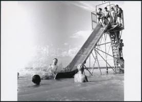 cca 1965 Velencei-tó, 10 db vintage negatívról készült mai nagyítás, 13x18 cm