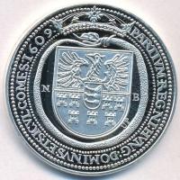 DN "Magyar tallérok utánveretben - Báthory Gábor tallérja 1609" Ag emlékérem tanúsítvánnya...