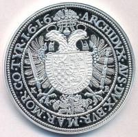 DN "Magyar tallérok utánveretben - II. Mátyás tallérja 1616" Ag emlékérem tanúsítvánnyal (...