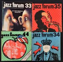 1975-1984 Jazz Forums. The Magazine of the European Jazz Federation, 17 szám. Papírkötésben, angol n...