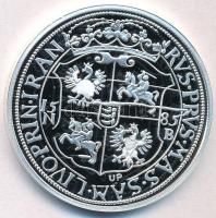 DN "Magyar tallérok utánveretben - Báthory István tallérja 1585" Ag emlékérem tanúsítvánny...