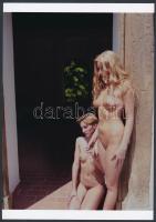 cca 1979 Három beteljesült kívánság, 3 db szolidan erotikus fénykép, vintage negatívokról készült ma...