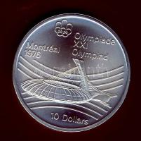 Kanada 1976. 10$ Ag "Olimpia" T:1