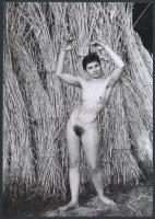 cca 1969 Nádazónak asszonykája, 3 db szolidan erotikus fénykép, vintage negatívokról készült mai nag...