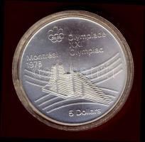 Kanada 1976. 5$ Ag "Olimpia" T:1