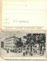 7 db RÉGI osztrák és német városképes lap az 1900-as évek elejéről, köztük 2 litho, lipcsei panoráma...