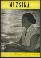 1962 Fischer Annie zongoraművész valamint David és Igor Ojsztrah hegedűművészek aláírása a Muzsika egyik lapszámán