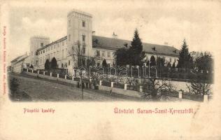 Garamszentkereszt, Ziar nad Hronom; Püspöki kastély, Anderle Kálmán kiadása / bishops palace, castle (Rb)