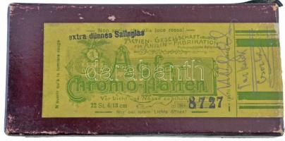 cca 1920 Sztereo pozitív képek, 2 db vintage üveglemez diapozitív (szüretről és kubikusokról), 6x13 ...