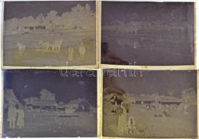 cca 1936 Lőcsei Árpád (?-?) kecskeméti vándorfényképész, Bács megyei tanyavilágban készített 13 db s...