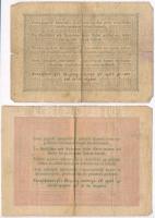 1848. 1Ft + 5Ft barna + 1849. 30kr "Kossuth bankó" (4x) T:III,III-