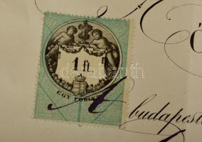 1875 Az ügyvédvizsgáló bizottság képesítő oklevele Flittner Frigyes (?-?) ügyvéd, az Osztrák-Magyar ...