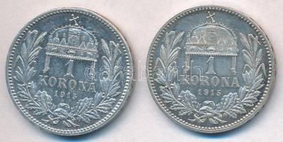 1915KB 1K Ag "Ferenc József" (2x) T:1-,2
Adamo K5.1